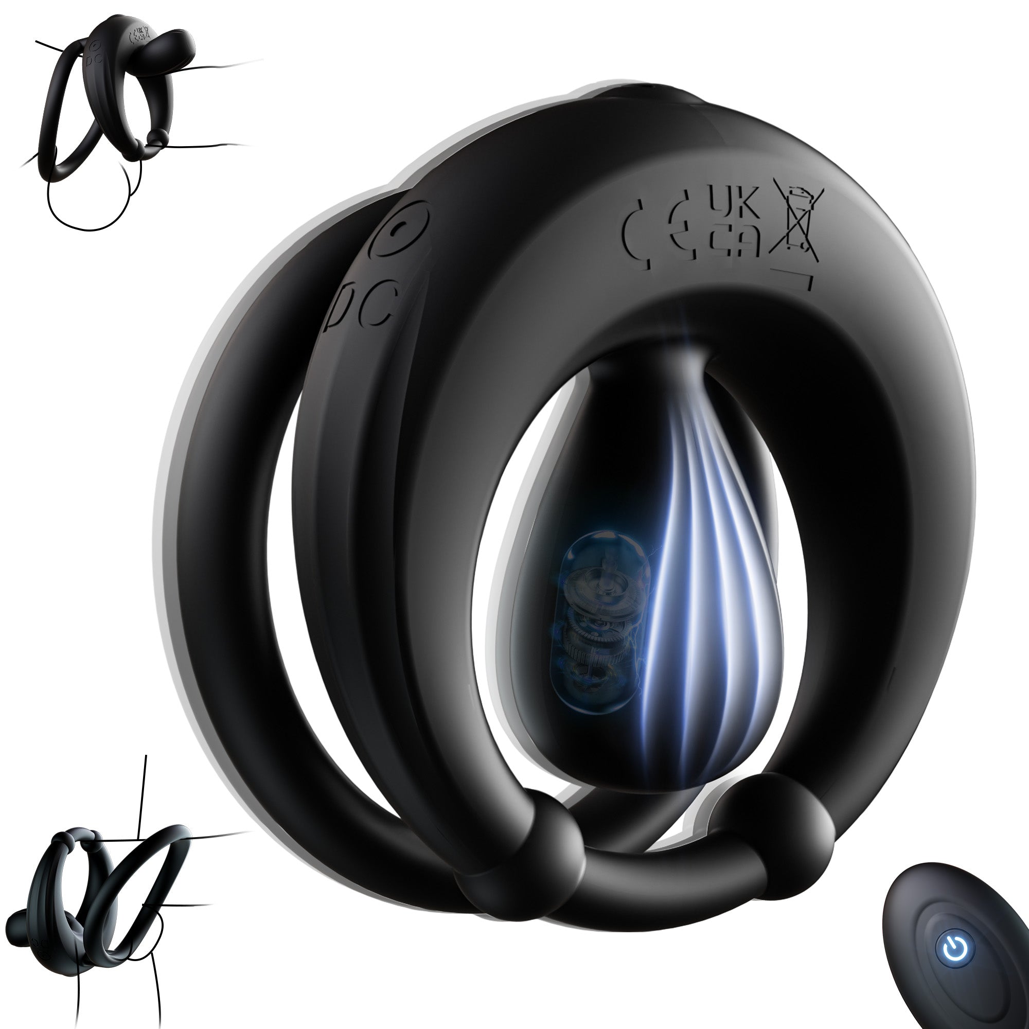 Vibrating Cock Ring Couples Sex Toys - Dual Penis Ring Vibrator