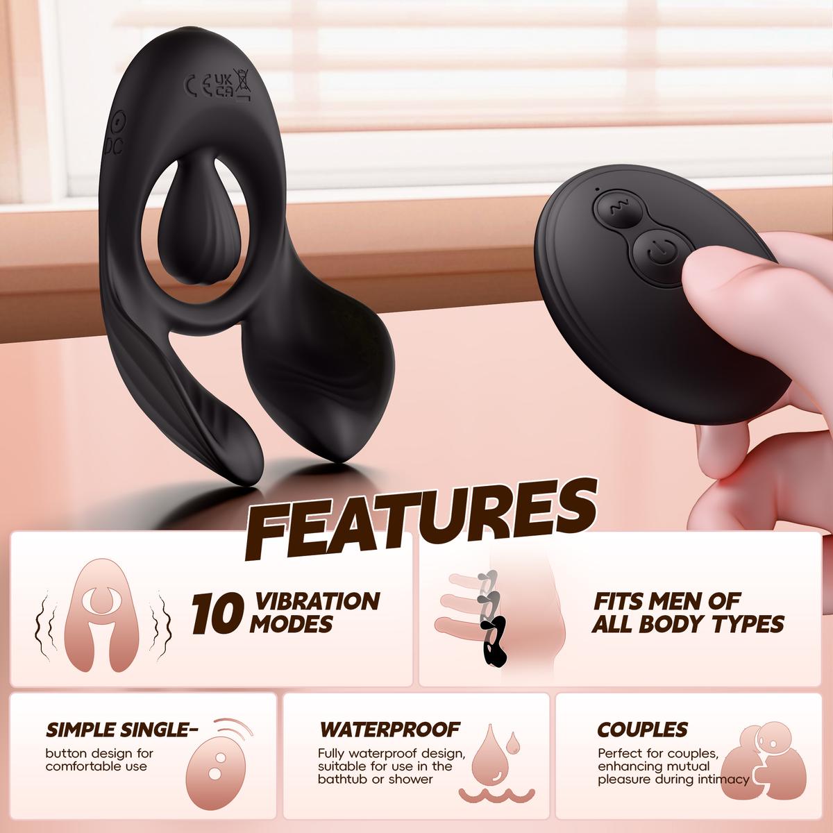 Nelisora product and remote control detail graphic