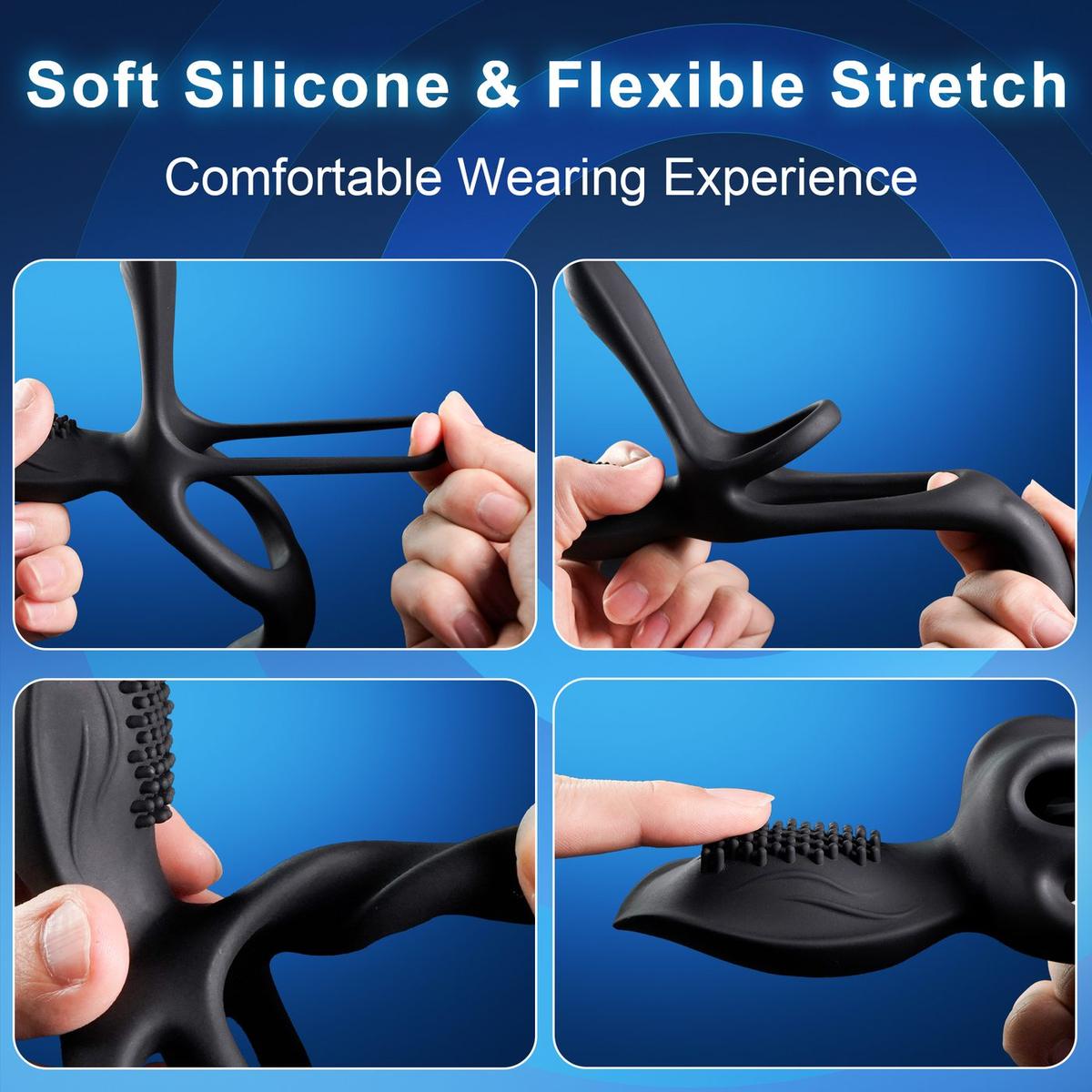 Soft Silicone, Flexible Stretch