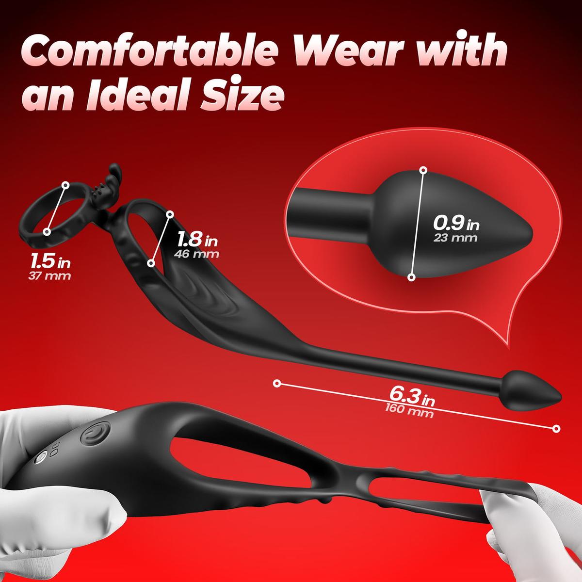 Runisera dimensions and ring stretch graphic