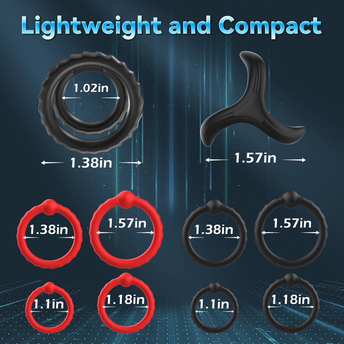 Several Ring Diameters